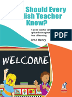 What Should Every English Teacher Know?: Brad Henry