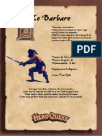 Fiches Des Personnages HeroQuest Avec Résumé Du Tour Au Verso Boutique Alchimiste Du Jeu de Base Et Armurerie 2010