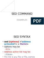 Sed Command