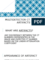 Multidetector CT Artifacts