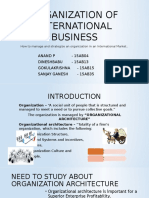 Organization of International Business