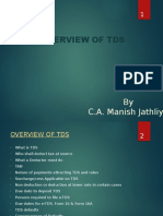 Overview of TDS: by C.A. Manish Jathliya