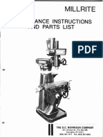 Powermatic 58480438-Millrite-Mvn-Manual PDF