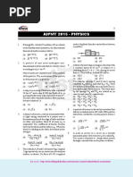 Phy Aipmt 2015 Ques