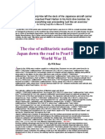 The Rise of Militaristic Nationalism Led Japan Down The Road To Pearl Harbor and World War II