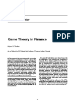 002 Thakor 1991 Survey Game Theory and Finances