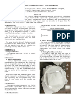 Sublimation and Melting Point Determination