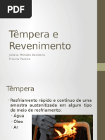 Têmpera e Revenimento