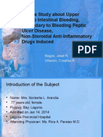 A Case Study About Upper GastroIntestinal Bleeding