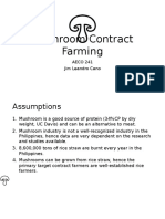 Mushroom Contract Farming: AECO 241 Jim Leandro Cano