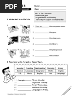 Bugs World 4 Grammar Worksheets PDF