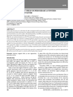 Effect of Magnetic Field On Peroxidase Activities of Soybean Tissue Culture