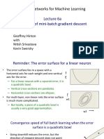 Neural Networks For Machine Learning: Lecture 6a Overview of Mini - Batch Gradient Descent