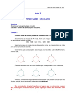 Aula 05 - Permutações Circulares