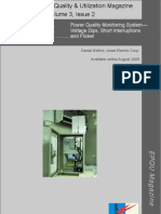 Power Quality Monitoring System - Voltage Dips, Short Interruptions and Flicker