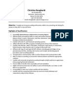 Christina Resume Accounting PDF