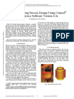 Induction Heating Process Design Using Comsol Multiphysics Software Version 42a