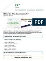 MCQs in Fiber Optics Communications Part V - PinoyBIX - Engineering Review PDF