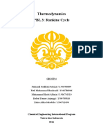 Thermodynamics Problem Based Learning Group Report. Rankine Cycle