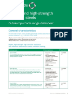 Outokumpu Forta Range Stainless Steel Datasheet