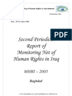 Second Periodical Report On Human Rights Situation in Iraq - November 2005