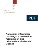 Aplicación en Java para Monitorear Líneas de Buses en Cuenca