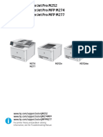 HP Color LaserJet Pro M252 M274MFP M277MFP Repair Manual