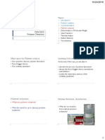 CHM3102 Polymer Solutions