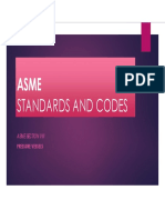 Standards and Codes: Asme Section Viii