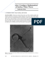 Circles in Circles: Creating A Mathematical Model of Surface Water Waves