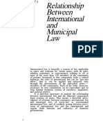 Relationship Between International Law and Municipal Law