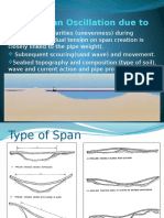 Free Span Oscillation Due To