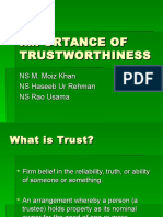 Importance of Trustworthiness