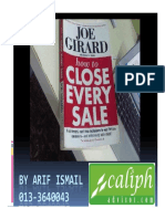 How To Close Every Sale by Joe Girard