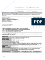 Lesson Planning Form For Accessible Instruction - Calvin College Education Program