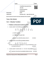 Probability and QUeuing Theory Formula