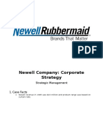 Newell Company: Corporate Strategy: Strategic Management