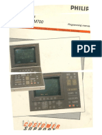 MAHO Philips 432 M700 Programming Manual