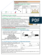 Cours Travail Et Puissance D'une Force