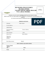 Police Form