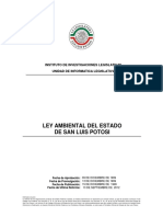 Ley Ambiental Del Estado de San Luis Potosi