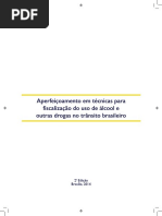 Aperfeicoamento em Tecnicas para Fiscalizacao Do Uso de Alcool e Drogas Transito SENAD PDF