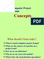 Computer Project Design: Concepts