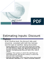 Discount Rates: The D in The DCF.