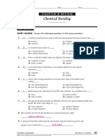 Chemical Bonding: Chapter 6 Review