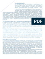 Efectos Del Alcohol Sobre Los Accidentes de Tránsito