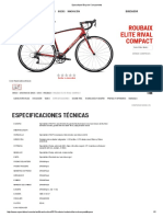 Specialized Roubaux Ficha