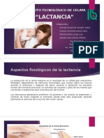 Lactancia Nutrición y Salud Bioquímica