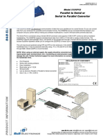 Parallel To Serial or Serial To Parallel Converter: Model 232SPS2