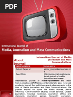 International Journal of Media, Journalism and Mass Communications - ARC Journals